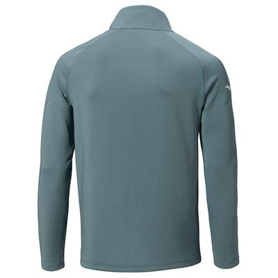 Mizuno Box 1/4 Zip Golf Sweater - Grey - thumbnail image 2