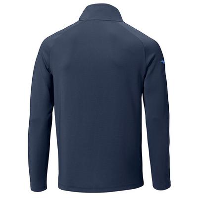 Mizuno Box 1/4 Zip Golf Sweater - Navy - thumbnail image 2