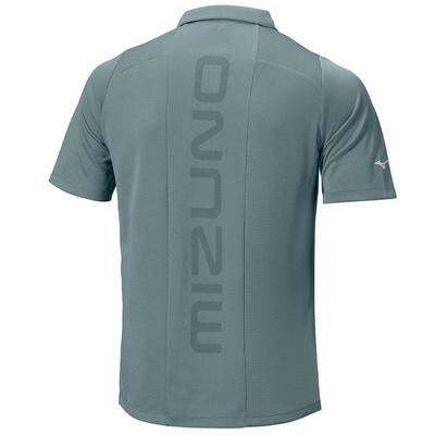 Mizuno Move Tech Golf Polo Shirt - Grey - thumbnail image 2