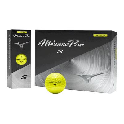 Mizuno Pro S Golf Balls - Yellow - thumbnail image 2