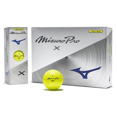 Mizuno Pro X Golf Balls - Yellow - thumbnail image 2