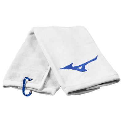 Mizuno RB Tri Fold Golf Towel - White - thumbnail image 2