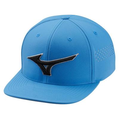 Mizuno Tour Flat Snapback Golf Cap - California Blue