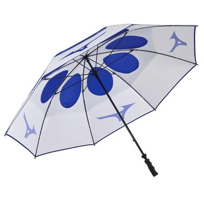 Mizuno Twin Canopy Golf Umbrella - Blue/White - thumbnail image 2