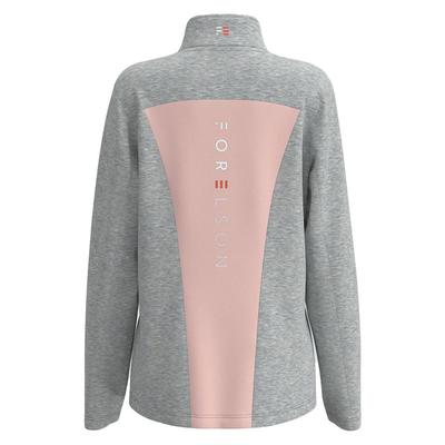 Forelson Moreton Ladies 1/4 Zip Mid Layer - Grey/Pink - thumbnail image 2