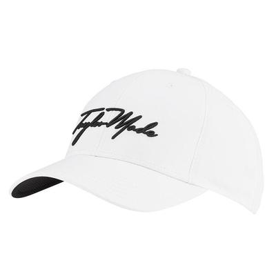 TaylorMade Script Seeker Golf Cap - White