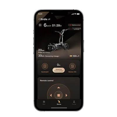 NAVEE Birdie 3 Electric Remote Golf Trolley - Extended Lithium - thumbnail image 6