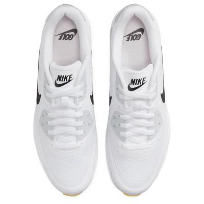 Nike Air Max 90 G Golf Shoes - White/Black - thumbnail image 4