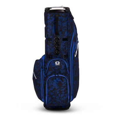 Ogio All Elements Hybrid Golf Stand Bag - Blue Floral Abstract - thumbnail image 2