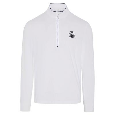 Original Penguin Performance Earl 1/4 Zip Golf Sweater - Bright White