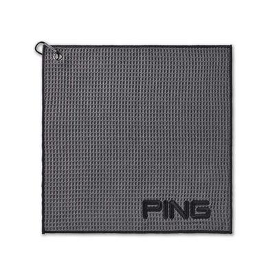 Ping Golf Clip Towel - Dark Grey