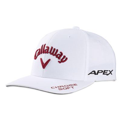 Callaway Paradym Tour Authentic Performance Golf Cap - White/Cardinal Red