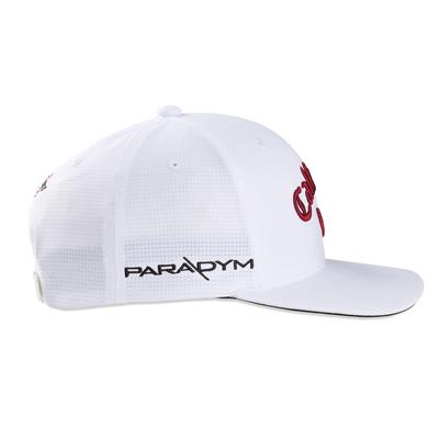 Callaway Paradym Tour Authentic Performance Golf Cap - White/Cardinal Red
