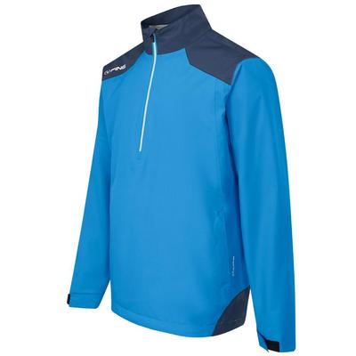 Ping SensorDry AquaDrive Half Zip Waterproof Golf Jacket - Brilliant Blue/Oxford Blue - thumbnail image 3