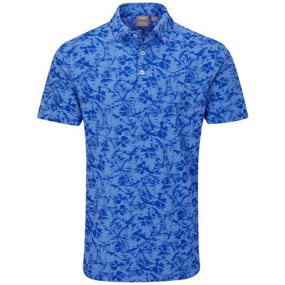Ping Diego Golf Polo Shirt - Cornflower Blue