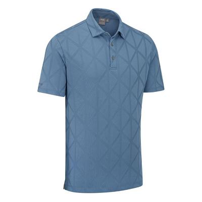 Ping Lenny Golf Polo Shirt - Coronet Blue - thumbnail image 1