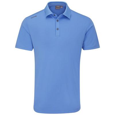 Ping Lindum Golf Polo Shirt - Cornflower Blue