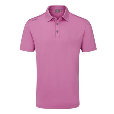 Ping Lindum Golf Polo Shirt - Pink - thumbnail image 1