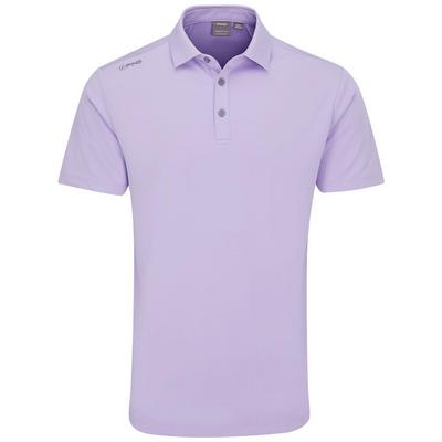 Ping Lindum Golf Polo Shirt - Purple Ash