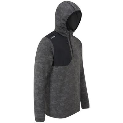 Ping Nexa Hooded Half Zip Golf Sweater - Black - thumbnail image 3