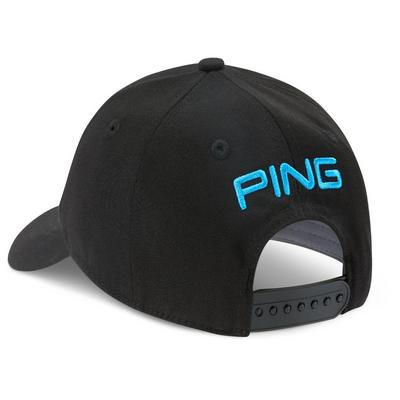 Ping Tour Classic Golf Cap - Black/Process Blue - thumbnail image 2