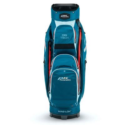 PowaKaddy Dri Tech Golf Cart Bag 2024 - Blue/Baby Blue/Red - thumbnail image 2