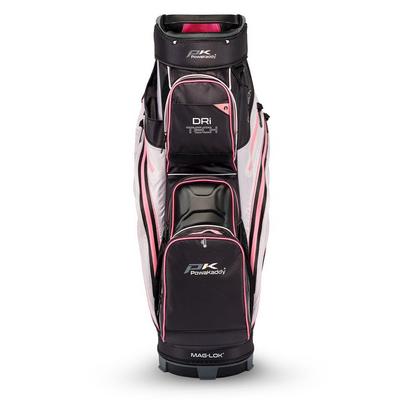 PowaKaddy Dri-Tech Waterproof Golf Cart Bag - Black/Pink - thumbnail image 3