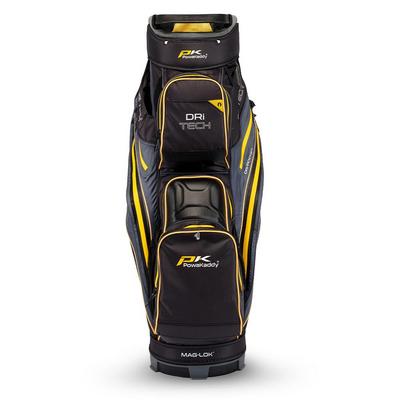 PowaKaddy Dri-Tech Waterproof Golf Cart Bag - Black/Yellow - thumbnail image 3
