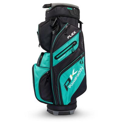 PowaKaddy Flex Golf Cart Bag - Grey/Teal - thumbnail image 2