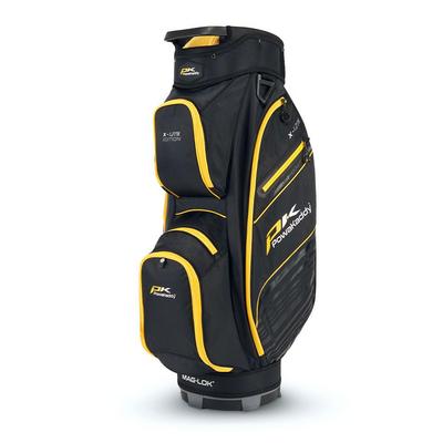 PowaKaddy X-Lite Golf Cart Bag 2024 - Black/Yellow - thumbnail image 1