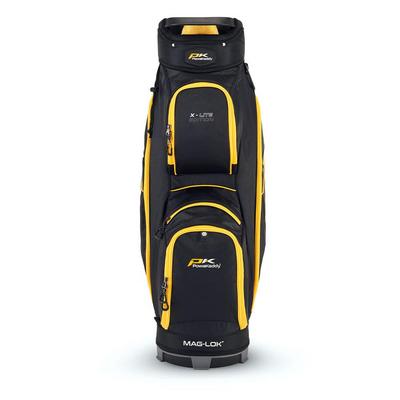 PowaKaddy X-Lite Golf Cart Bag 2024 - Black/Yellow - thumbnail image 2