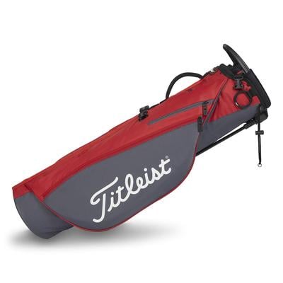 Titleist Premium Golf Carry Pencil Bag - Dark Red/Graphite