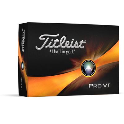 Titleist Pro V1 White Golf Balls Dozen Pack - 2023 Thumbnail Hero | Click Golf - thumbnail image 1