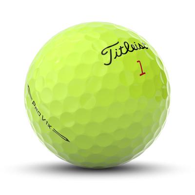 Titleist Pro V1x Yellow Golf Balls Dozen Pack - 2023 Hero 2 Thumbnail | Click Golf - thumbnail image 2