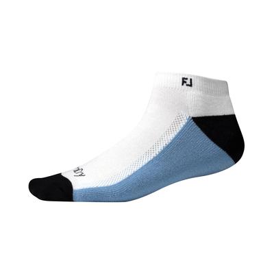FootJoy ProDry Sport Golf Socks - 2 Pairs - White with Blue & Purple - thumbnail image 3