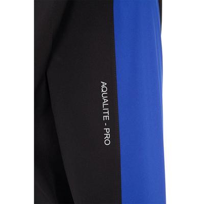 ProQuip Aqualite Pro Waterproof Golf Jacket - Black/Blue - thumbnail image 2
