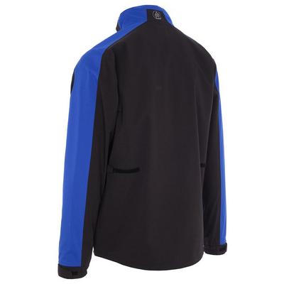 ProQuip Aqualite Pro Waterproof Golf Jacket - Black/Blue - thumbnail image 3