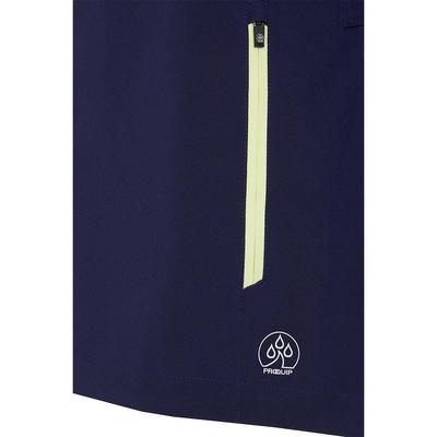 ProQuip Ladies Paige Waterproof Golf Jacket - Navy/Lime - thumbnail image 2