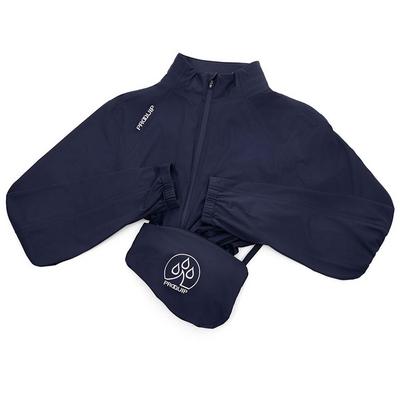 ProQuip ProPac-Lite Waterproof Golf Jacket - Navy/Blue - thumbnail image 4