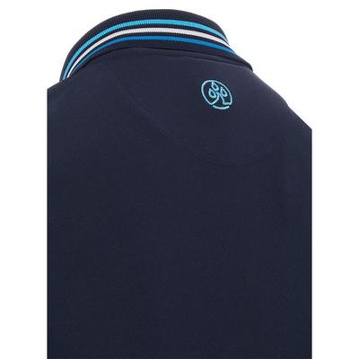 ProQuip Striped Collar Golf Polo Shirt - Navy - thumbnail image 3