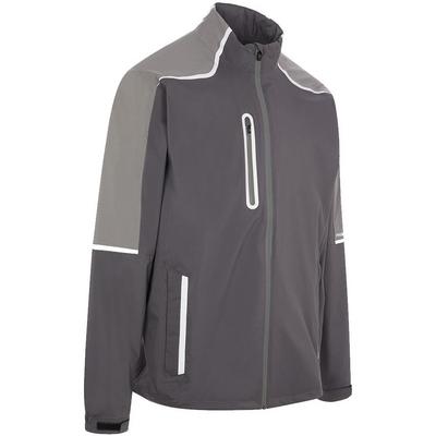 ProQuip PX8 Stormforce Waterproof Golf Jacket - Grey - thumbnail image 1