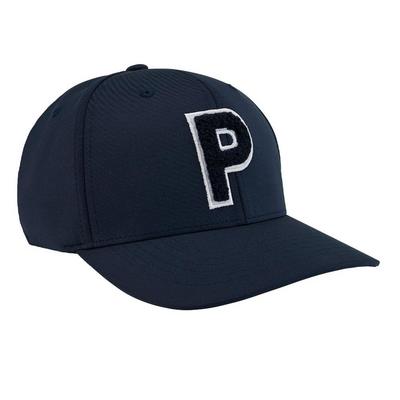 Puma Chenille P Cap - Deep Navy - thumbnail image 1