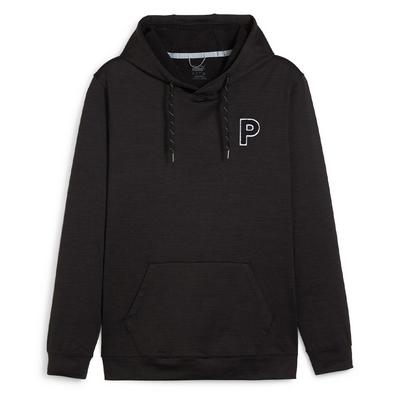 Puma Cloudspun Patch Hoodie - Puma Black - thumbnail image 1