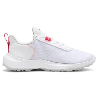 Puma Fusion Crush Sport Ladies Golf Shoes - Puma White/Garnet Rose