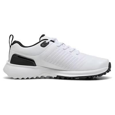 Puma Fusion Plus SL Golf Shoes - Puma White/Puma Black