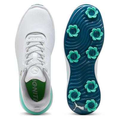 Puma Ignite Blaze 2 Ladies Golf Shoes - Puma White/Ocean Tropic - thumbnail image 4