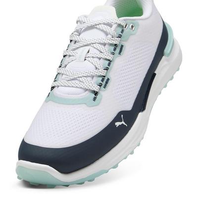 Puma Ignite Elevate X Golf Shoes - Puma White/Deep Navy/Modern Mint - thumbnail image 5