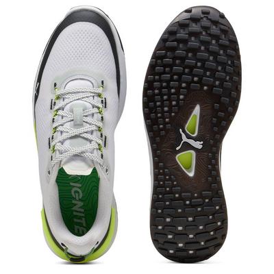 Puma Ignite Elevate X Golf Shoes - Puma White/Puma Black/Safety Yellow - thumbnail image 4