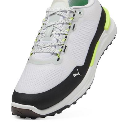 Puma Ignite Elevate X Golf Shoes - Puma White/Puma Black/Safety Yellow - thumbnail image 5