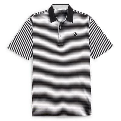 Puma Pure Stripe Polo - Puma Black - thumbnail image 1